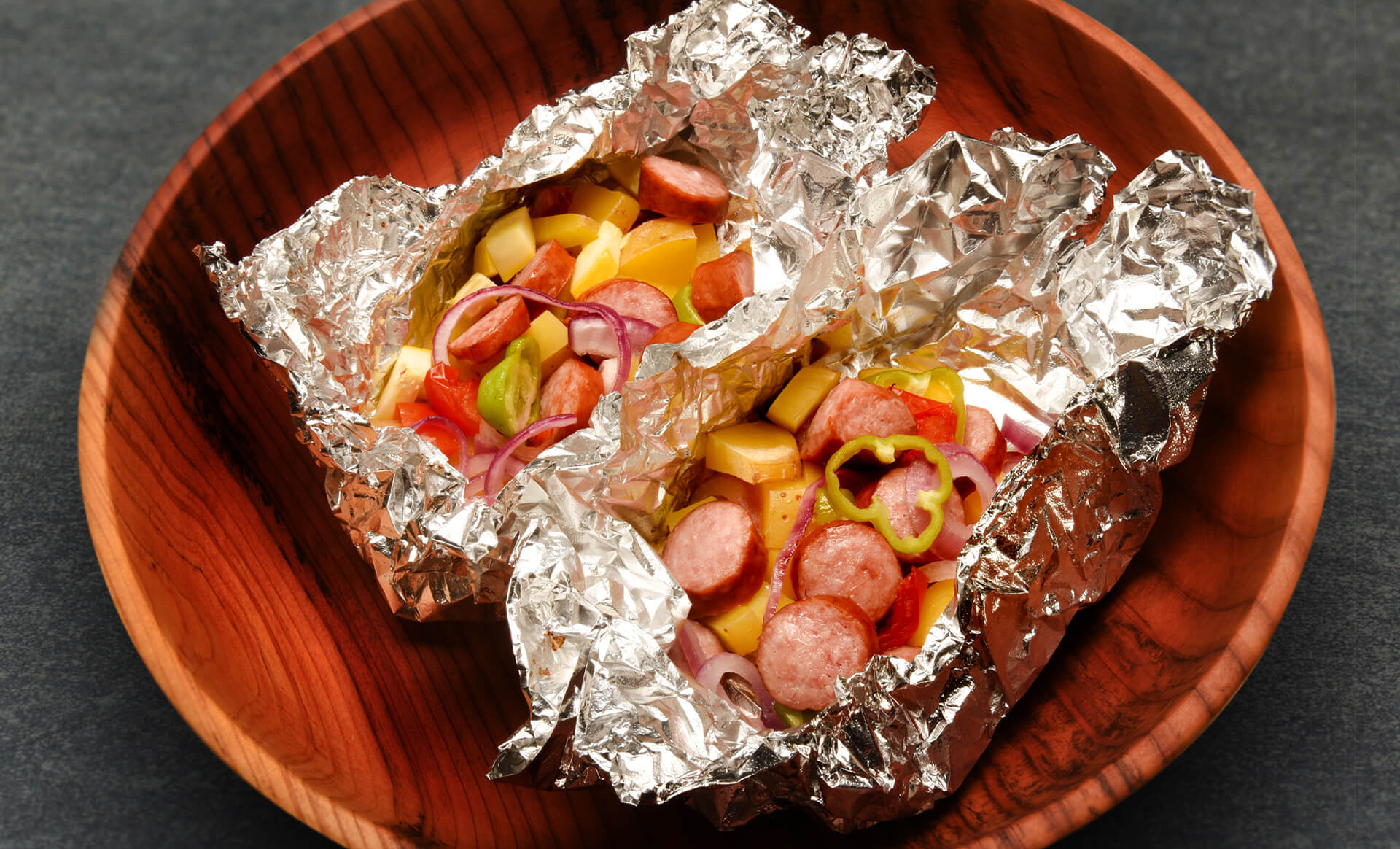 Easy Foil Packet Meals with Kielbasa & Veggies Coleman