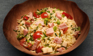 Orzo Salad with Ham