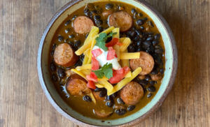 Easy Black Bean and Sausage Soup