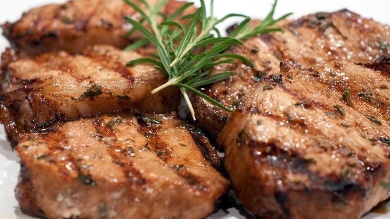 Balsamic rosemary grilled pork |