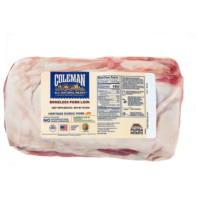pork 3rd (third) loin