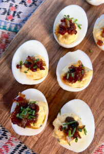 Maple Bacon Jam Deviled Eggs 1 1 |